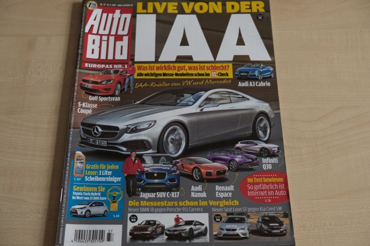 Deckblatt Auto Bild (37/2013)